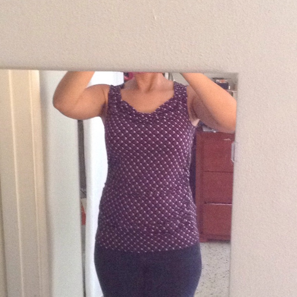 WHBM PURPLE TOP - Picture 6 of 6